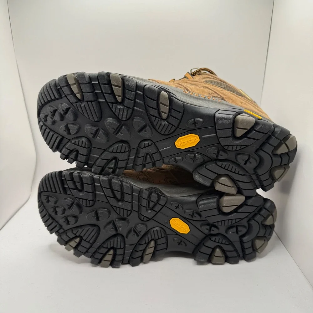 Merrell Moab 3 Mid Waterproof Mens Hiking Boots Brown Earth J035839 Size 8.5